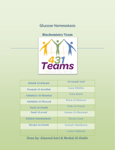 6. Glucose Homeostasis 2nd edition