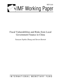 Fiscal Vulnerabilities and Risks from Local Government