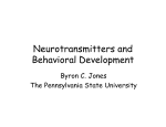 Neurotransmitters and Behavioral Development