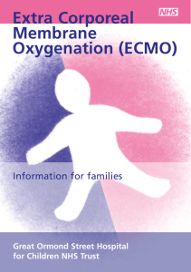 Extra Corporeal Membrane Oxygenation (ECMO)