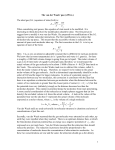 The van der Waals gas: This form of the equation of state modifies the I