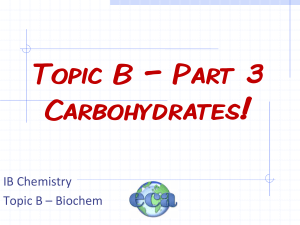 B3 Carbohydrates