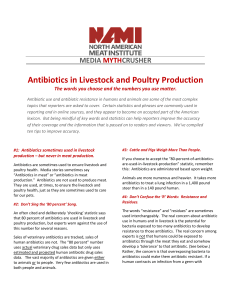 Antibiotics in Livestock and Poultry Production