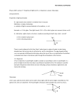 Physics 1025: Lecture 7 Properties of light (con`t), n, Dispersion