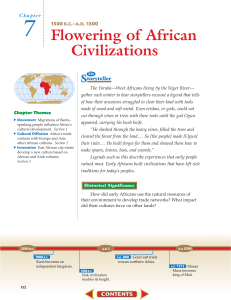 Chapter 7: Flowering of African Civilizations