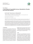 A Novel Study of Comorbidity between Schizoaffective Disorder and