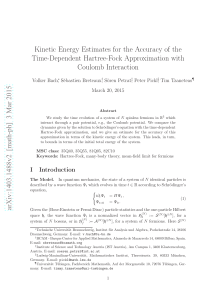 Kinetic Energy Estimates for the Accuracy of the Time