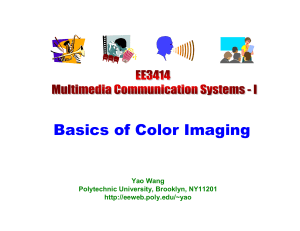 Basics of Color Imaging