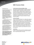 Data Sheet - IBED Chromium Nitride