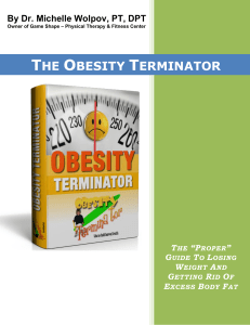 the obesity terminator