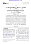 The dynamic influence of genetic variation on the susceptibility of