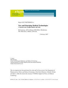 New and Emerging Medical Technologies
