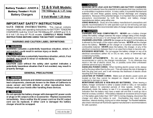 Instructions for Battery Tender Jr.