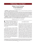 Mature Cystic Teratoma of the Mediastinum
