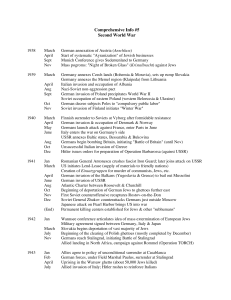 Comprehensive Info #5 Second World War