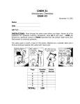 Chem 31 - Exam #3