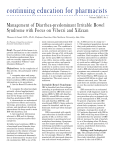 Management of Diarrhea-predominant Irritable Bowel Syndrome