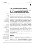 Ces locus embedded proteins control the non