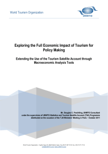 Exploring the Full Economic Impact of Tourism for