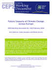 Future Impacts of Climate Change across Europe