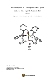 Nickel complexes of a diphosphine-ketone ligand: oxidation