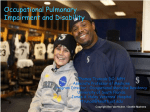 Occupational Pulmonary Impairment and Disability