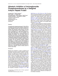 Allosteric Inhibition of Aminoglycoside Phosphotransferase by a