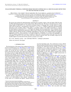 NEAR-INFRARED THERMAL EMISSION FROM THE HOT JUPITER