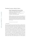 Topological Lensing in Spherical Spaces