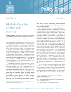 Why Bail-In Securities Are Fool`s Gold