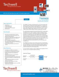 TW9990 Brochure - Mouser Electronics