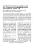 Cloning and Characterization of Unusual Fatty Acid Desaturases