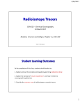 Radioisotope Tracers