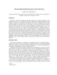 Characterizing Gelsolin Expression in Colorectal Cancer Lopez K.A.