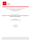 Exogenous Macroeconomic Shocks and their Propagation in Bosnia
