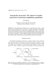 Interspecific interaction: The analysis of complex structures in