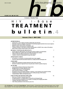 TREATMENT bulletin . 4 - HIV i-Base