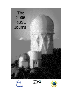 The 2006 RBSE Journal - National Optical Astronomy Observatory