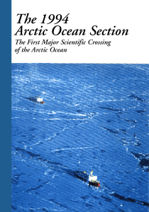 1994 arctic ocean section - CCHDO - University of California San