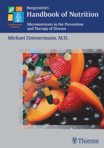 Burgerstein`s Handbook of Nutrition : Micronutrients