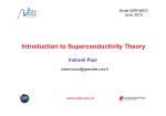 Introduction to Superconductivity Theory - GDR Mico