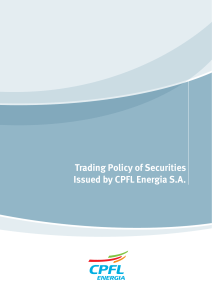 Trading Policy of Securities Issued by CPFL Energia S.A.