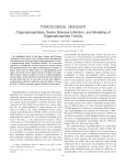 TOXICOLOGICAL HIGHLIGHT Organophosphates, Serine Esterase