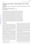 AC frequency characteristics of coplanar impedance sensors as