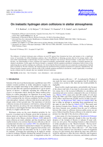 On inelastic hydrogen atom collisions in stellar atmospheres