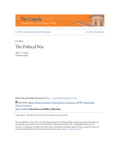 The Political War - The Cupola: Scholarship at Gettysburg College