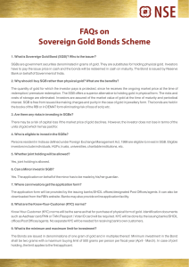 FAQ_Sovereign Gold Bonds Scheme