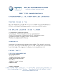 TEFL/TESOL Specialization Course UNDERSTANDING