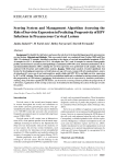 Scoring System and Management Algorithm Assessing the Role of