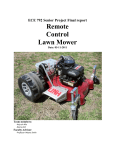 Remote Lawn Mower